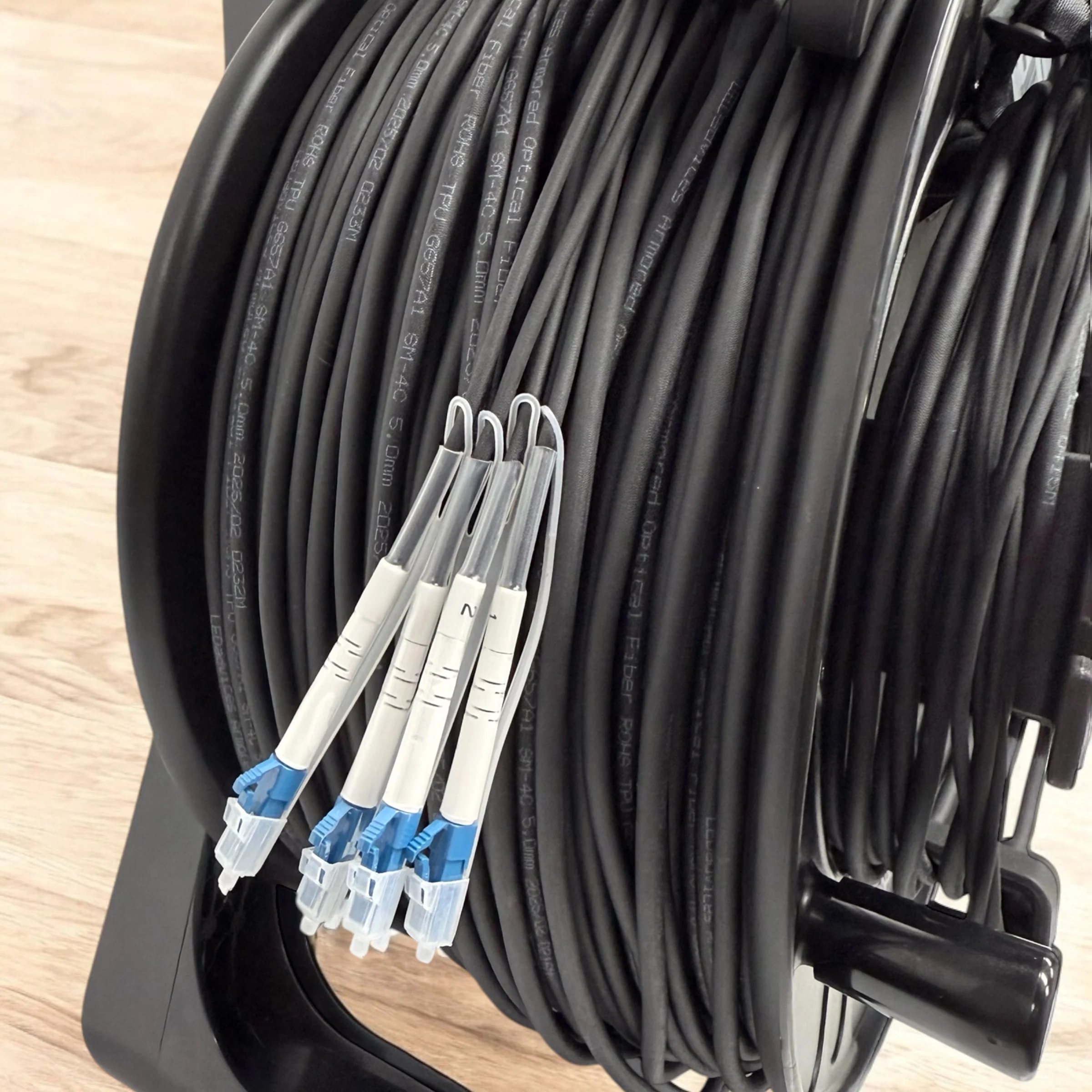 Fiber Optic LC/FC/SC/ST 6F Armored Tactical Cable - 616156124135
